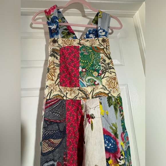Patchwork overalls by Rahabe Rope NWOT - Picture 5 of 16